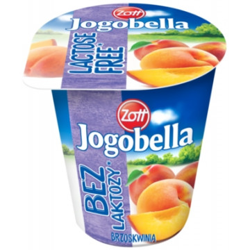 Zott Jogobella bez laktozy Brzoskwinia 150g