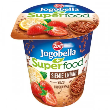 Jogobella Superfood Truskawka-Yuzu-Siemię Lniane 150g