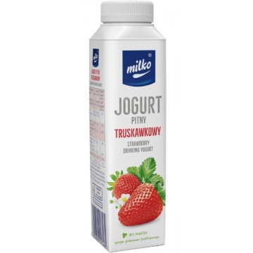 Milko Jogurt Pitny Truskawka 330ml