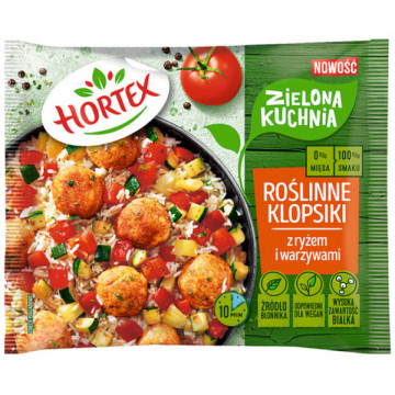 Hortex Zielona Kuchnia Klopsiki Ryżowe z Warzywami 400g