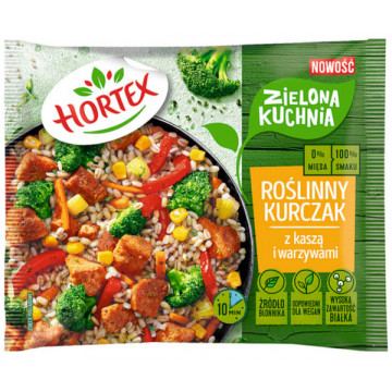 Hortex Zielona Kuchnia Roślinny Kurczak z Kaszą i warzywami 400g