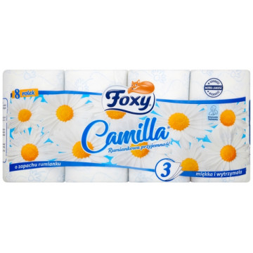 Foxy Camilla Papier Toaletowy 8 Rolek