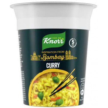 Knorr Danie Gorący Kubek Azja Makaron Curry Bombay 90g