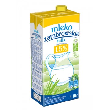 Zambrowskie Mleko UHT 1,5% 1l
