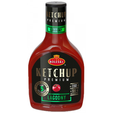 Roleski Ketchup Premium Łagodny 465g
