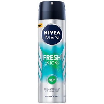 Nivea Men Fresh Kick Antyperspiran Męski w Sprayu 150ml
