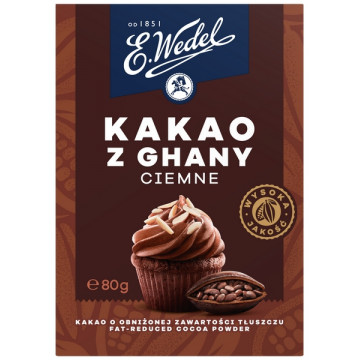 E.Wedel Kakao Ciemne z Ghany 180g