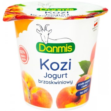 Danmis Jogurt Kozi Brzoskwinia 125g