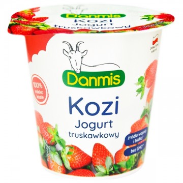 Danmis Jogurt Kozi Truskawka 125g